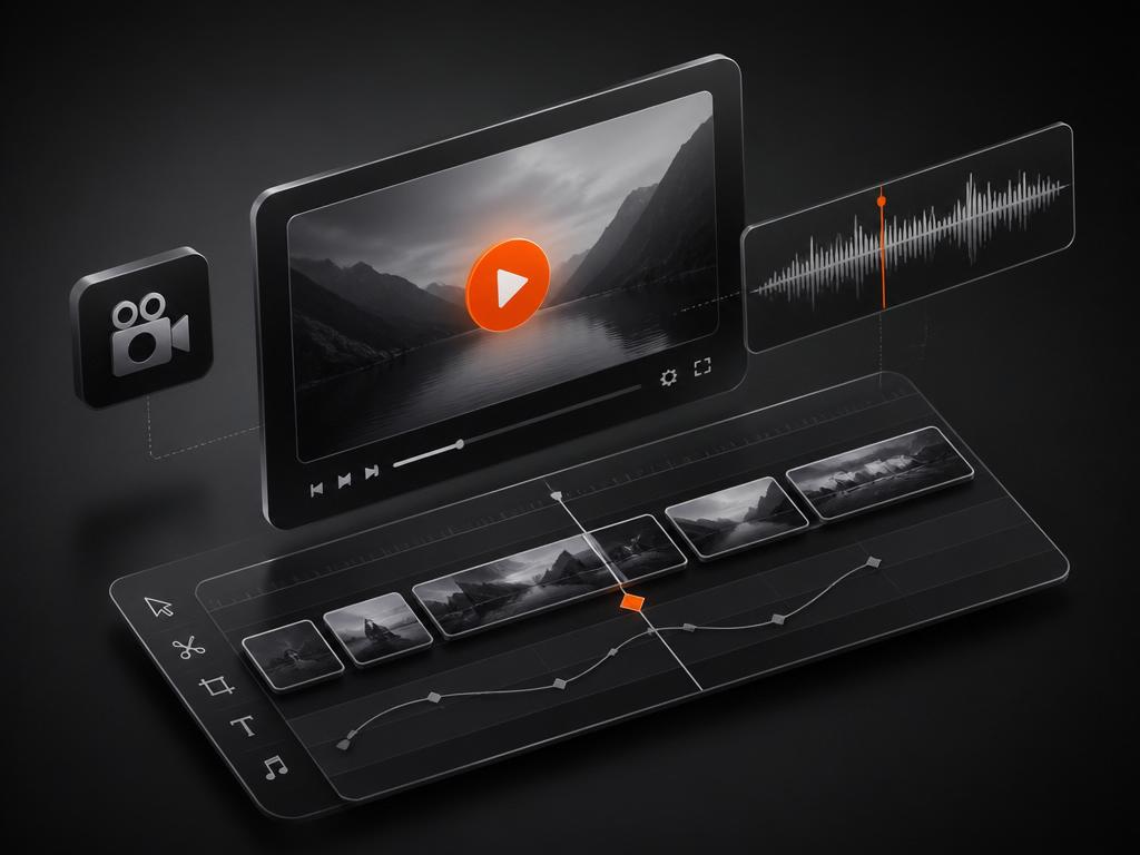 Ilustração do serviço Motion Design & Vídeo oferecido pela FTCreate